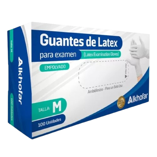 Imagen #1 del producto GUANTES DE LÁTEX - ALKHOFAR