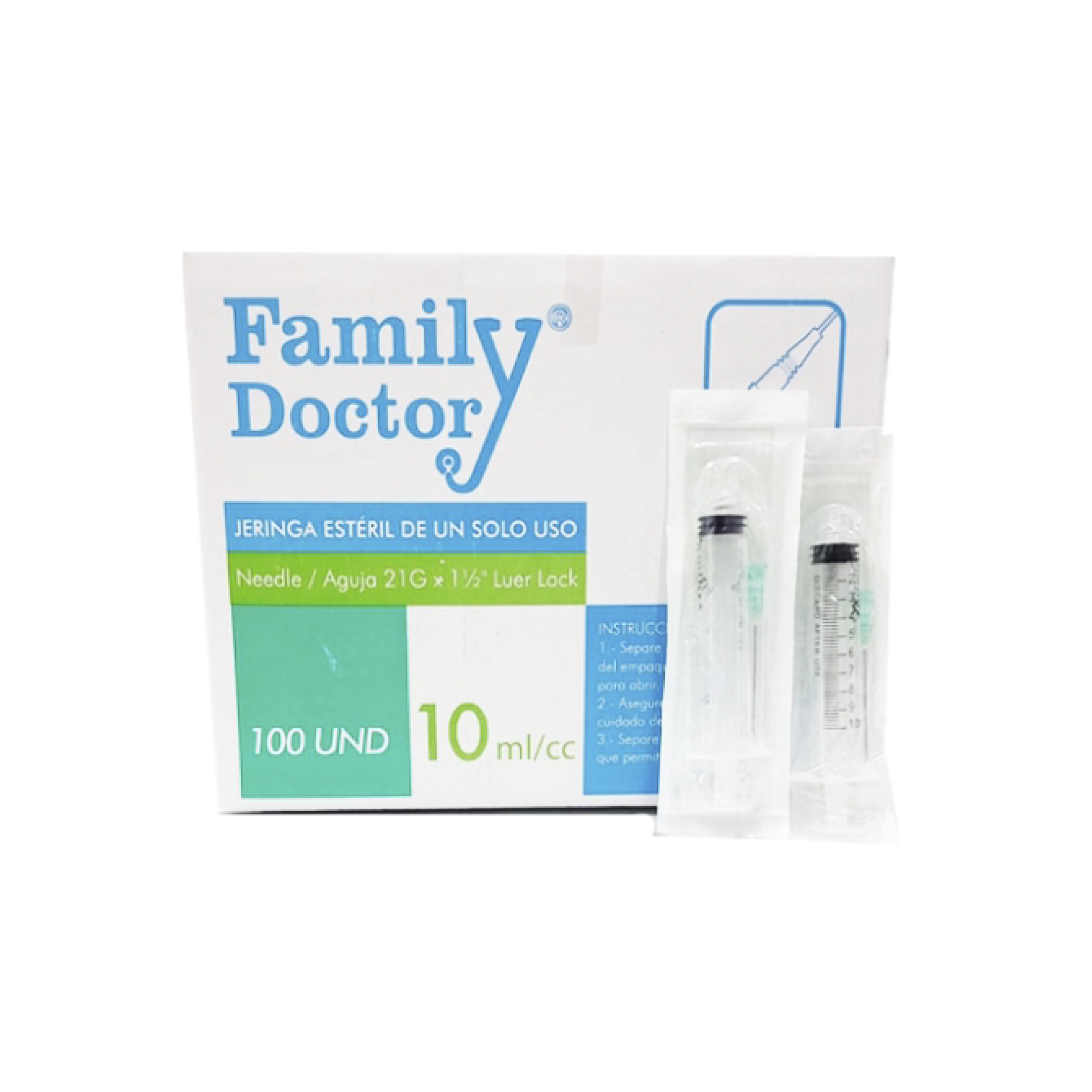 Imagen #0 del producto JERINGA ESTÉRIL DESCARTABLE - FAMILY DOCTOR