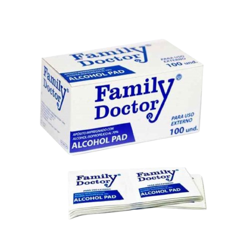 Imagen #0 del producto ALCOHOL PAD - FAMILY DOCTOR