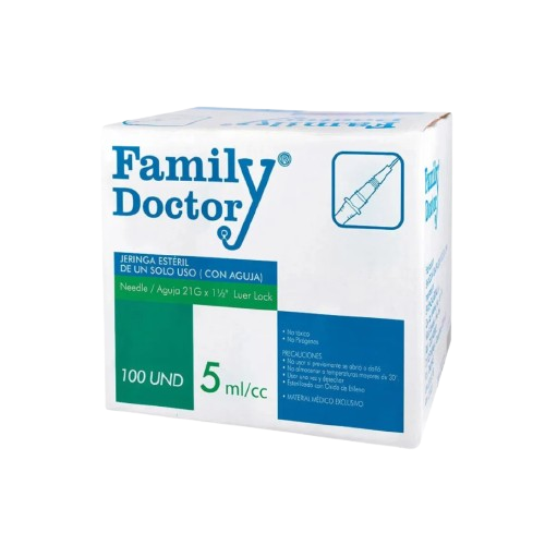 Imagen #1 del producto JERINGA ESTÉRIL DESCARTABLE - FAMILY DOCTOR