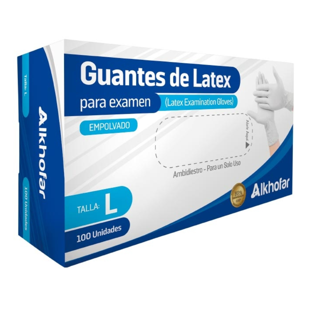 Imagen #2 del producto GUANTES DE LÁTEX - ALKHOFAR