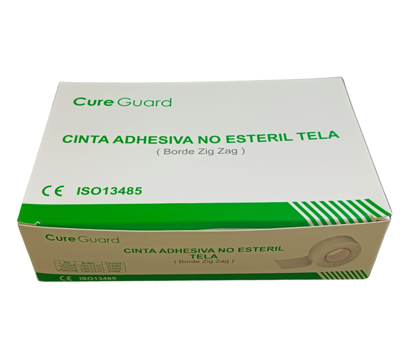 Imagen #0 del producto ESPARADRAPO DE TELA  2" X 10 YDAS X 6 CORTES - CURE GUARD